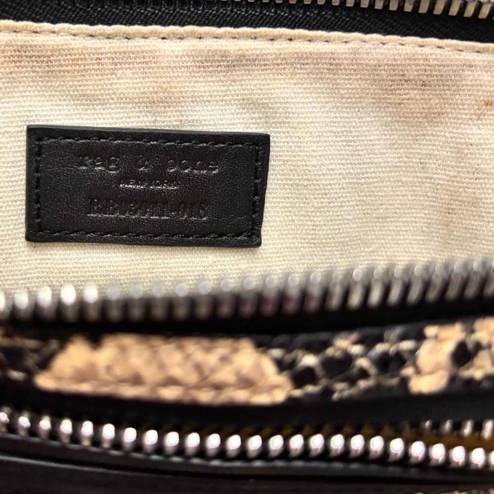 Rag & Bone Elliot Snake Embossed Leather Fanny Pack ***Like New - Picture 8 of 12